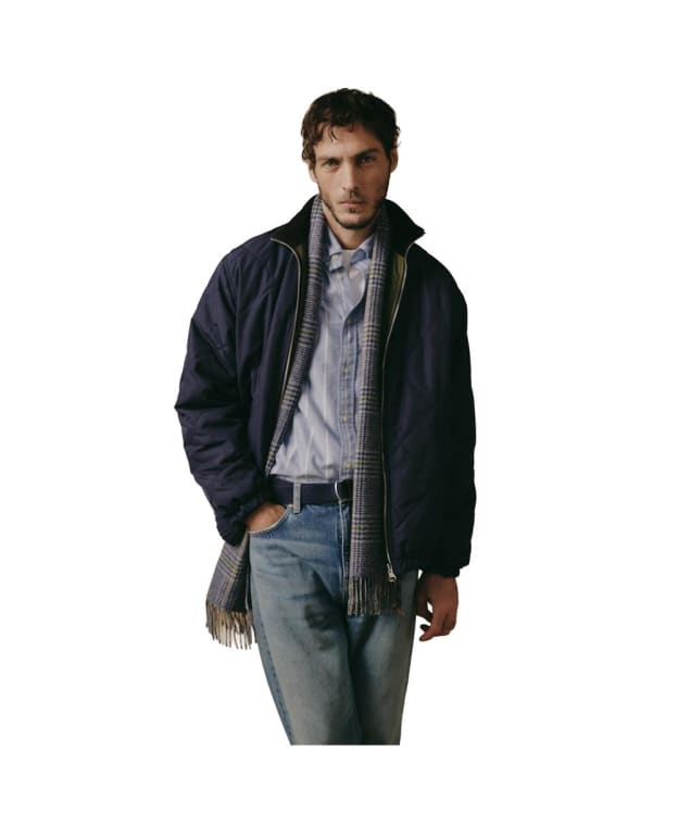 Men's GANT Reversible Stand-Up Collar Jacket - Evening Blue