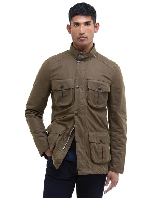 Men's Barbour Corbridge Waxed Jacket - Beech / Classic