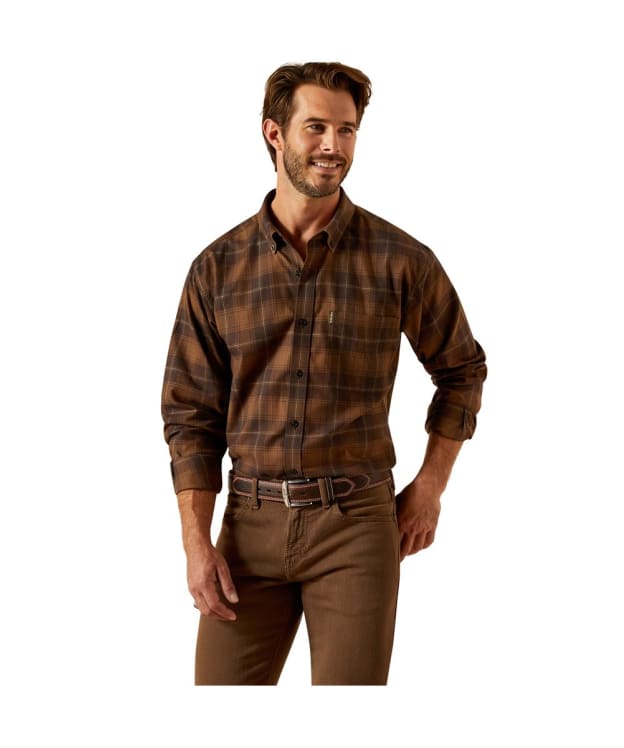 Men's Ariat Clement Button Down Flannel Shirt - Delicioso Plaid