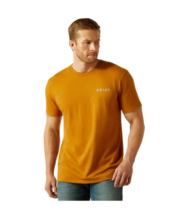 Men's Ariat Scorpion Seal T-Shirt - Bone Brown