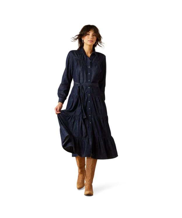 Women's Ariat Sahara Denim Dress - Rinse
