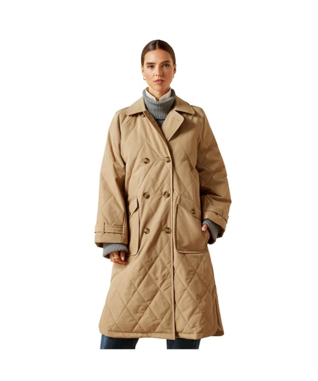 Women's Ariat Whitby Long Oversized Coat - French Khaki