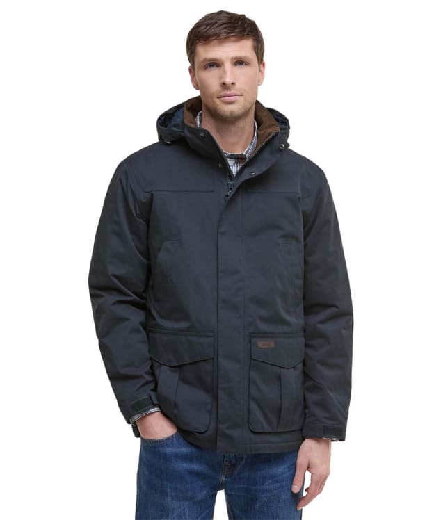 Men’s Barbour Brockstone Waterproof Jacket - Navy
