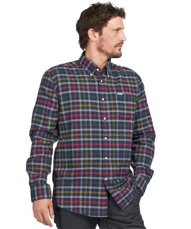 Men’s Barbour Hadlo Regular Fit Shirt - Navy