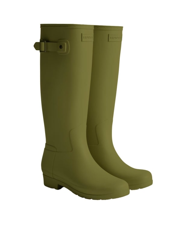 Women’s Hunter Original Refined Slim Fit Tall Wellington Boots - Green Olive