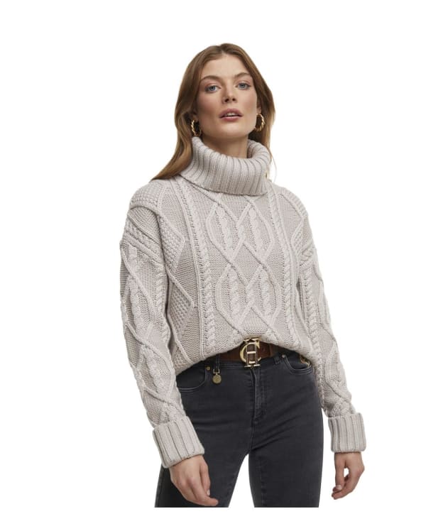 Women's Holland Cooper Noveli Cable Knit - Taupe