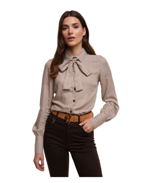 Women's Holland Cooper Heritage Check Shirt - Oatmeal Check