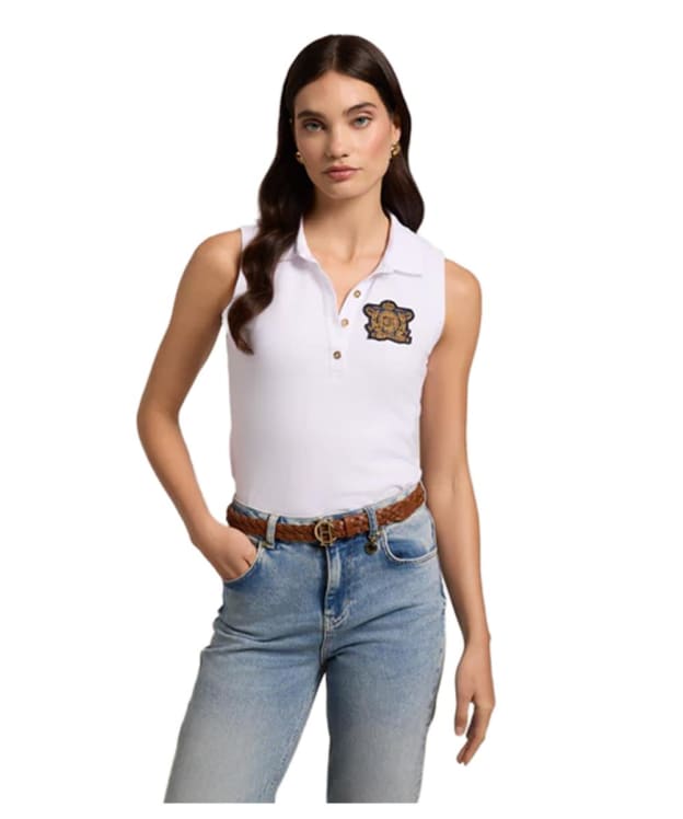 Women’s Holland Cooper Sleeveless Polo - White