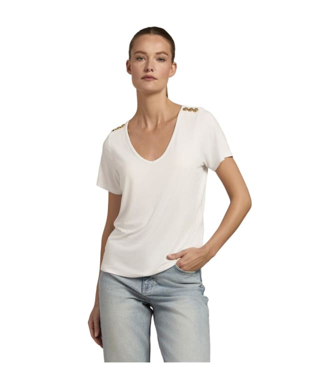 Women’s Holland Cooper V-Neck Relaxed T-Shirt - White