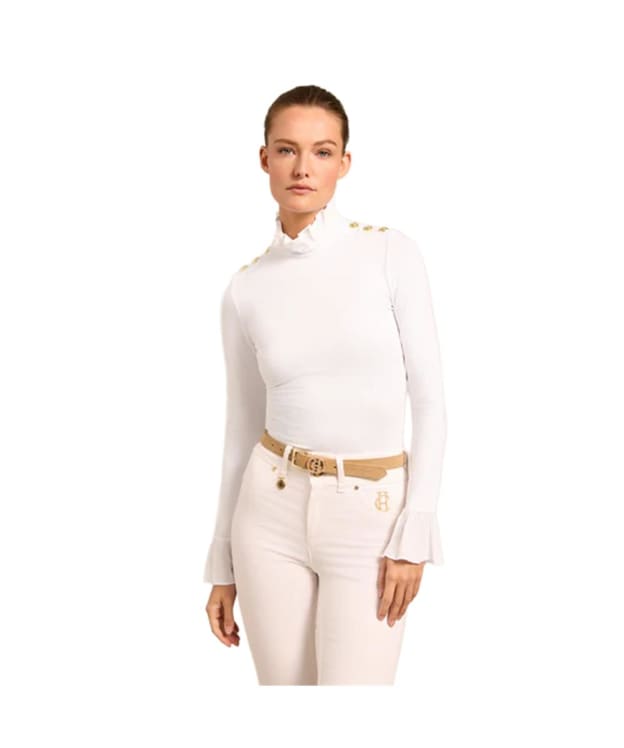 Women's Holland Cooper Lillibet Jersey T-Shirt - White
