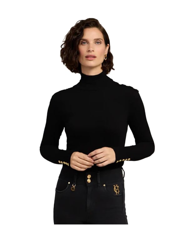 Women’s Holland Cooper Roll Neck Knitted Jumper - Black