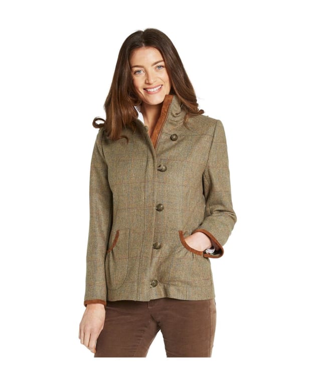 Women's Dubarry Bracken Water-Repellent Tweed Jacket - Burren