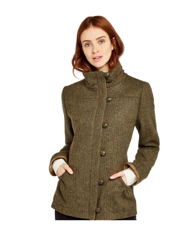Women's Dubarry Bracken Water-Repellent Tweed Jacket - Heath