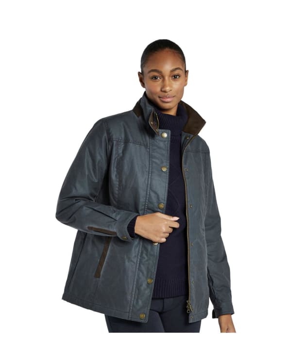 Women's Dubarry Mountrath PrimaLoft® Waxed Jacket - Dark Pebble
