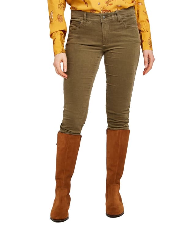 Women's Dubarry Honeysuckle Cord Slim Fit Jeans - Dusky Green