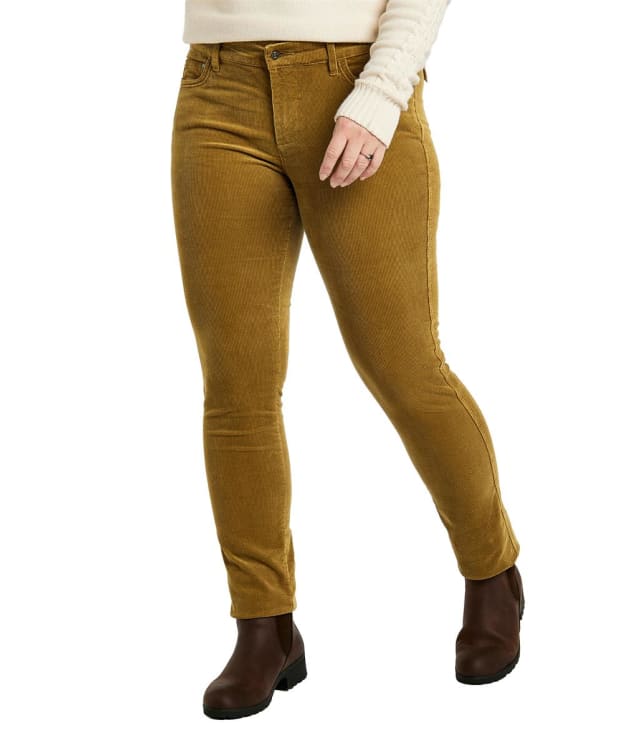 Women's Dubarry Honeysuckle Cord Slim Fit Jeans - Harvest Gold