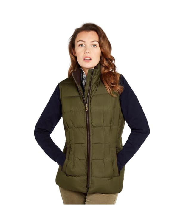 Women's Dubarry Lightweight Down Spiddal Gilet - Olive