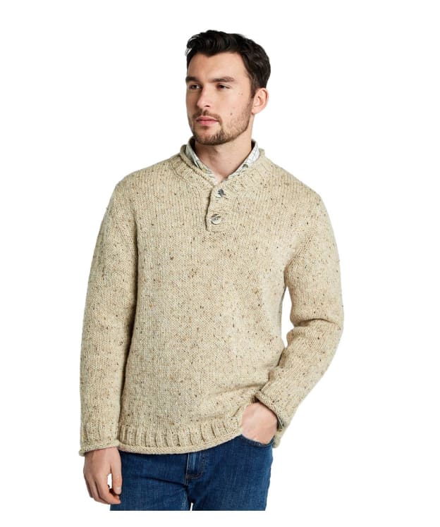 Men's Dubarry Taylor Wool Sweater - Stone