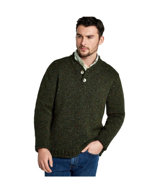Men's Dubarry Taylor Wool Sweater - Olive