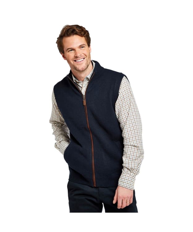Men’s Dubarry Upperwood Knit Gilet - Navy