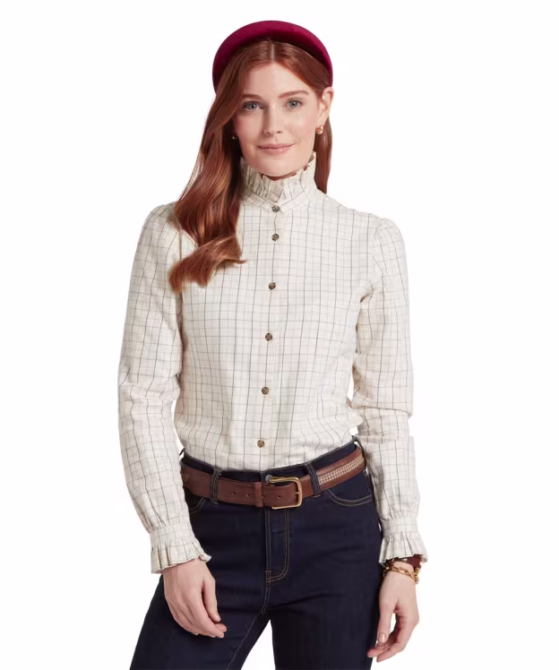 Women's Schöffel Sheringham Shirt - Cobblestone Tattersall