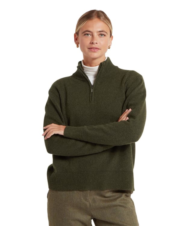 Women’s Schöffel Thoralby ¼ Zip Jumper - Loden