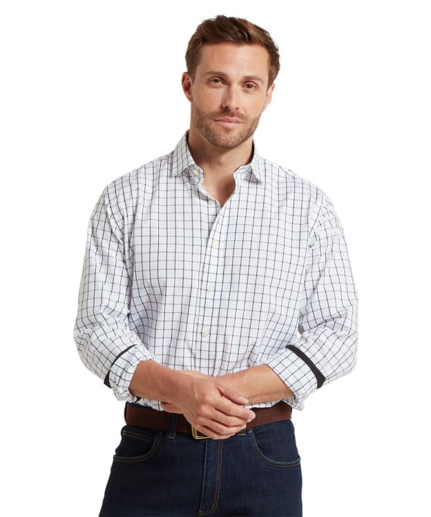 Men's Schöffel Westminster Classic Shirt - Navy Check