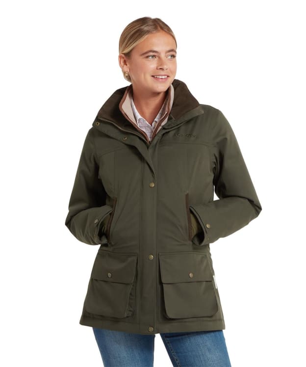 Women’s Schöffel Langton Waterproof Country Coat - Dark Woodland