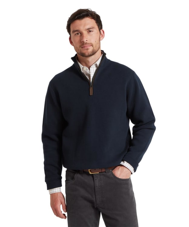 Men’s Schöffel Marlow ¼ Zip Jumper - Navy