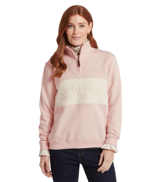 Women's Schöffel St Agnes 1/4 Zip Sweatshirt - Hushed Violet