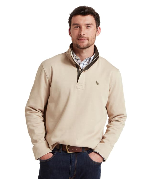 Men's Schöffel Branscombe Cove ¼ Zip Sweatshirt - Cobblestone