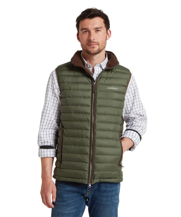 Men's Schöffel Bowden Down Gilet - Woodland