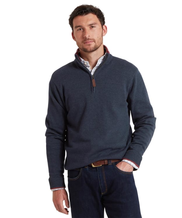 Men's Schöffel Blair 1/4 Zip Jumper - Ink Navy