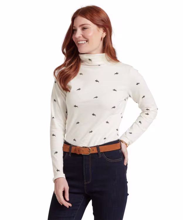 Women's Schöffel Malham Roll Neck Top - Bay Horse