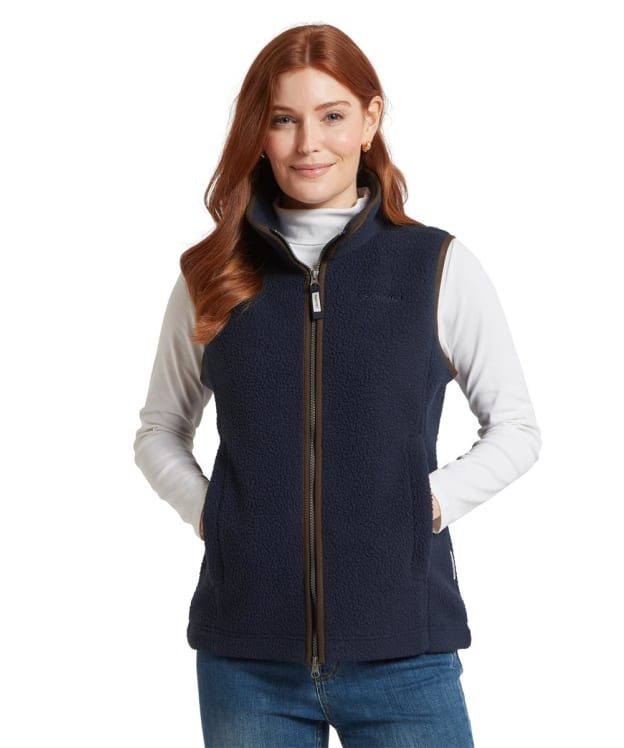 Women's Schöffel Lyndon Retro Fleece Gilet - True Navy