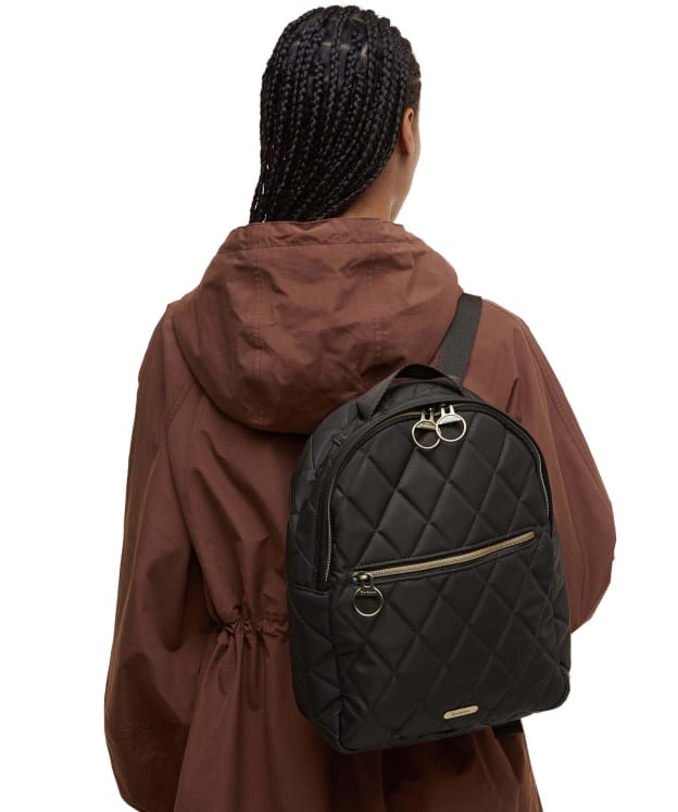 Women's Barbour Quilted Backpack - New Olive