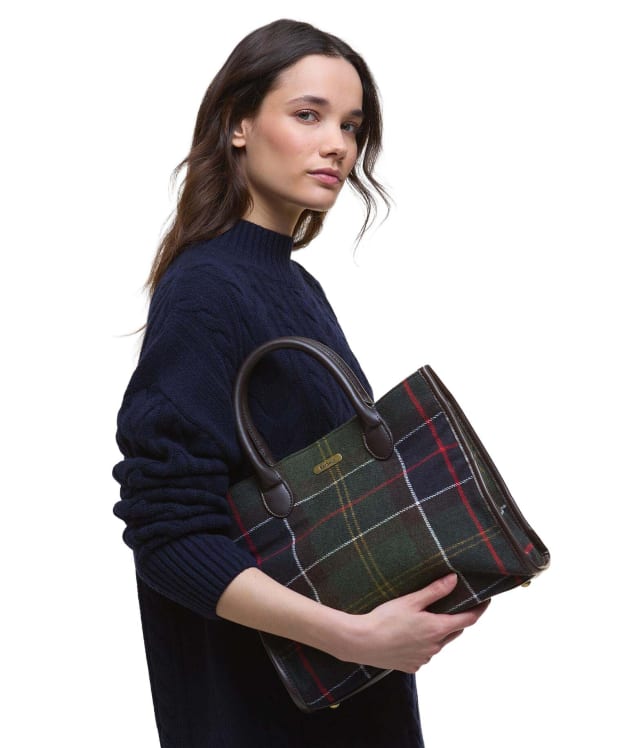 Women's Barbour Barrhill Tartan Tote Bag - New Classic Tartan