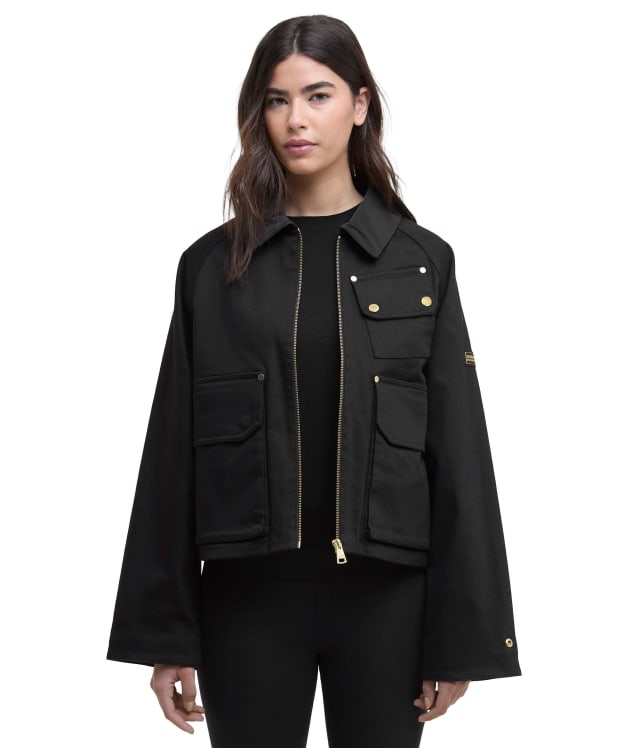 Women's Barbour International Warlock Casual Jacket - Black