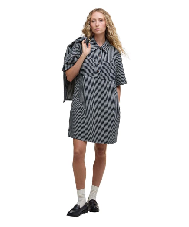 Women's Barbour Sonia Mini Dress - Navy / Salt Stripe