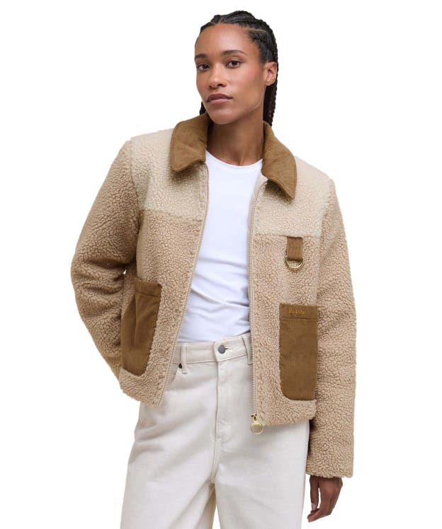 Women's Barbour Malena Fleece - Natural / Ecru