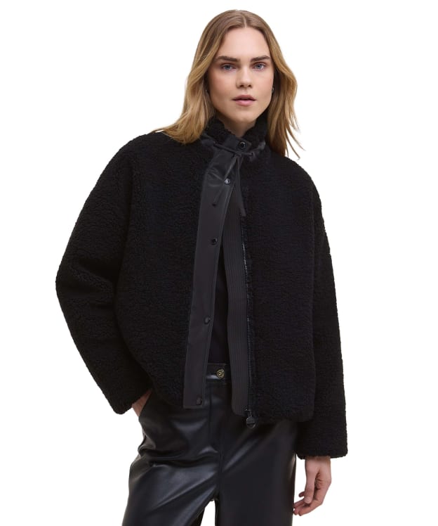 Women's Barbour International Palma Fleece - Black