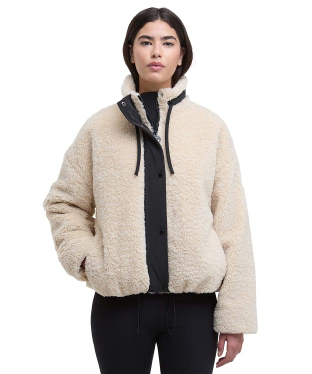 Women's Barbour International Palma Fleece - Jasmine / Black