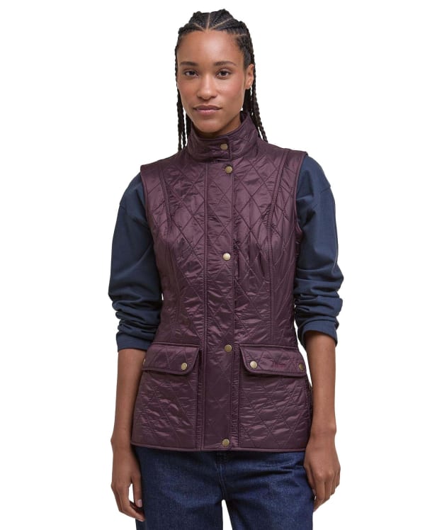 Women's Barbour Wray Gilet - Black Cherry