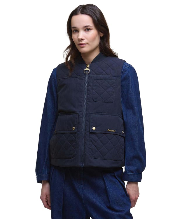 Women's Barbour Theodora Gilet - Dark Navy