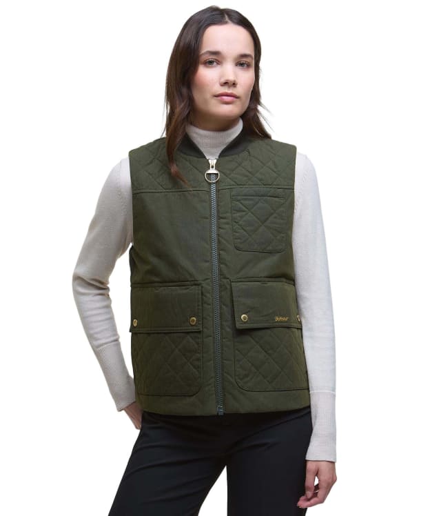 Women's Barbour Theodora Gilet - Olive