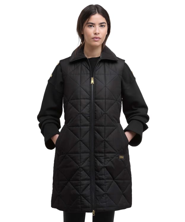 Women's Barbour International Reno Quilted Gilet - Black