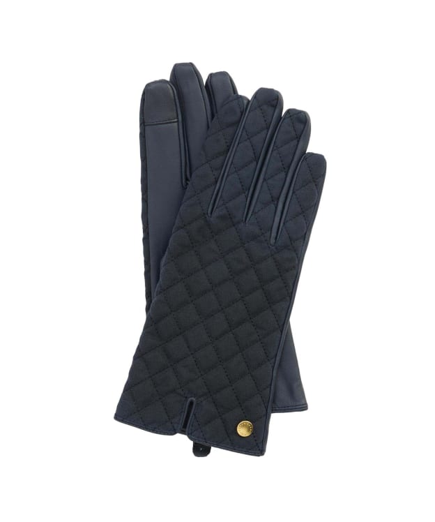 Women's Barbour Scarlet Gloves - Navy