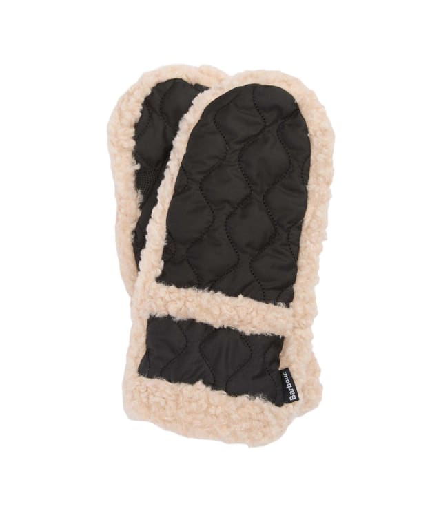 Women's Barbour Marnie Waterproof Mittens - Black