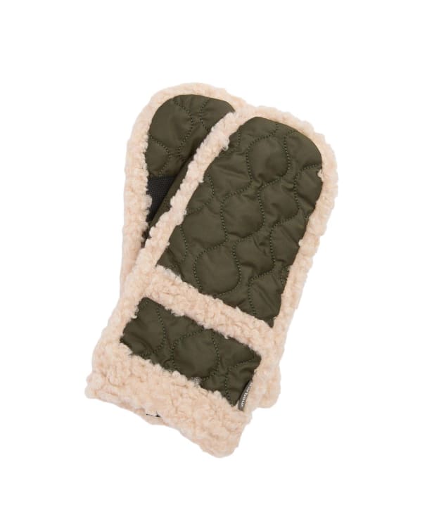 Women's Barbour Marnie Waterproof Mittens - Olive