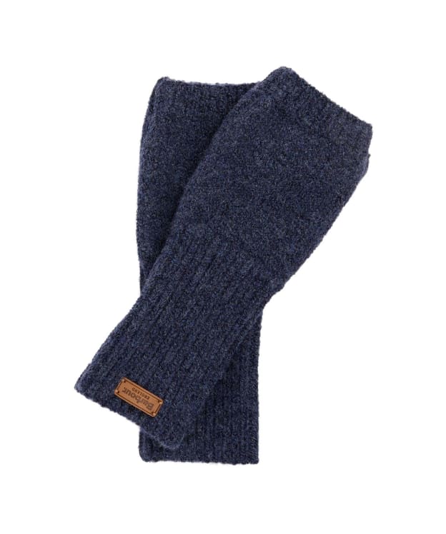 Women's Barbour Pendle Wristwarmer Gloves - Navy